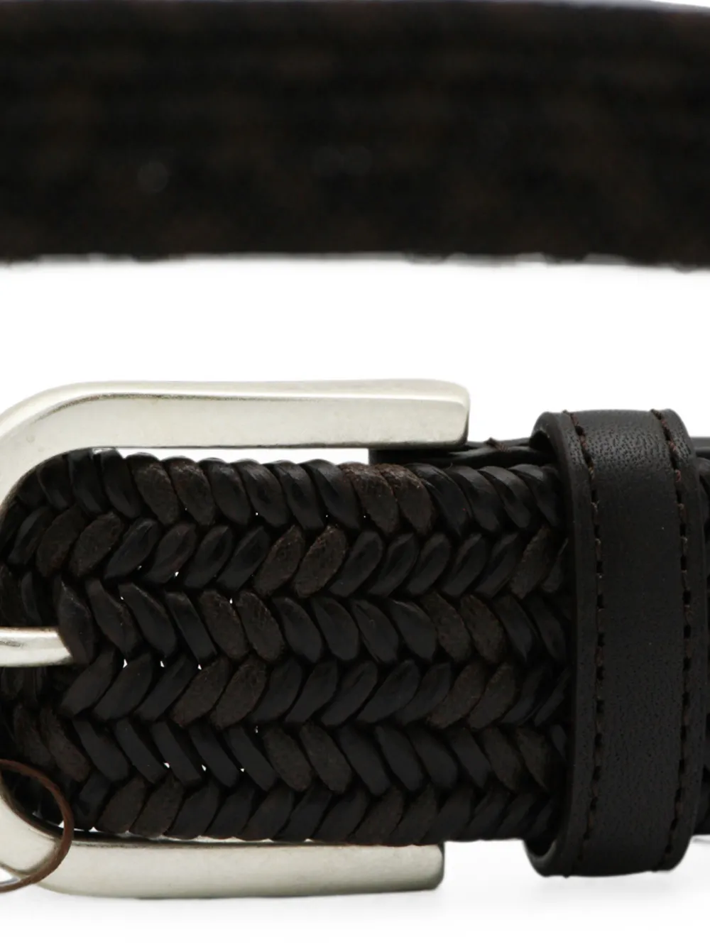 Canali Geweven riem Bruin