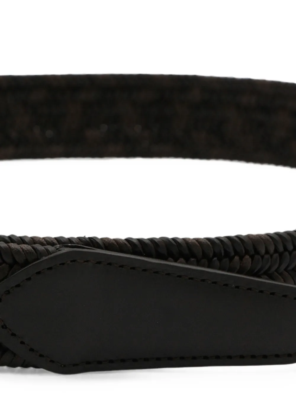 Canali Geweven riem Bruin