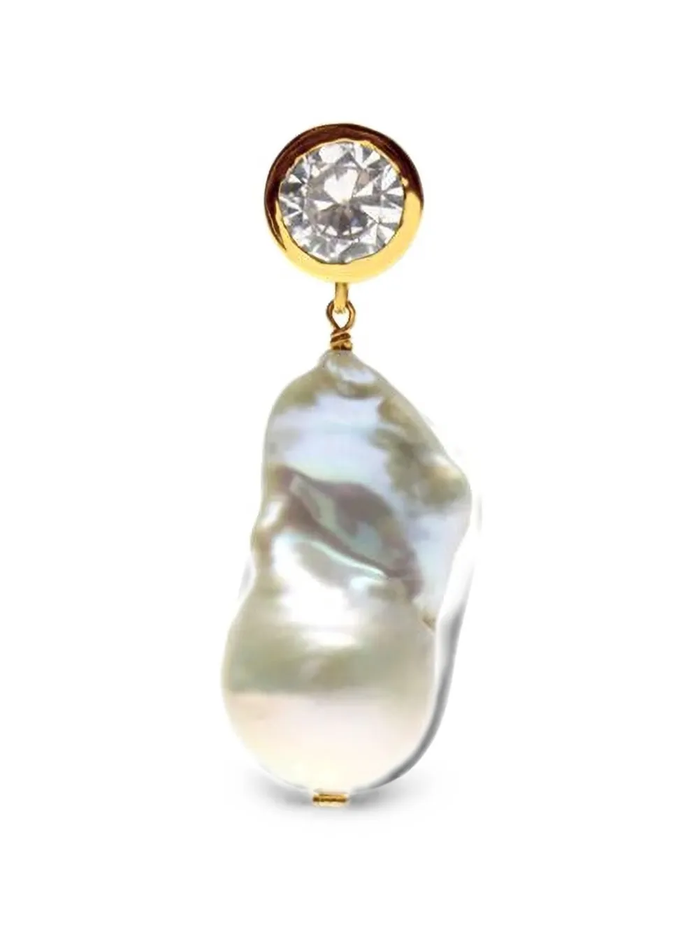 Sharra Pagano Inclusion single earring - Oro