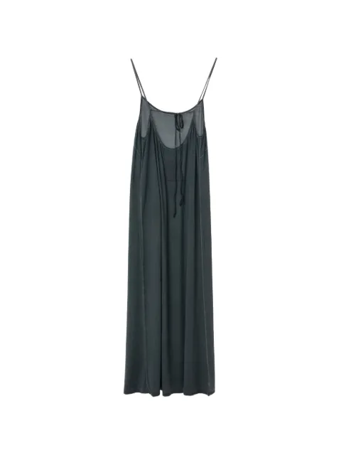 Uma Wang vestido largo Daya con tirantes finos