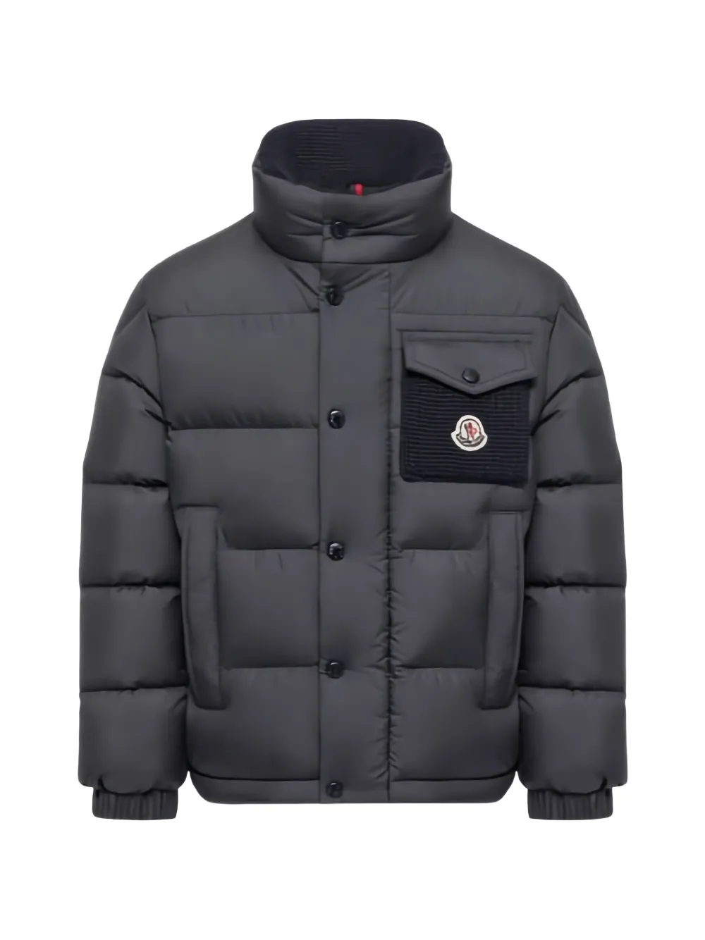 Moncler Enfant Jarek gewatteerd jack met vlakken Blauw