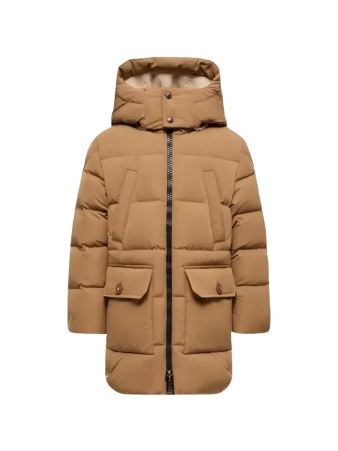Moncler Enfant quilted hooded coat