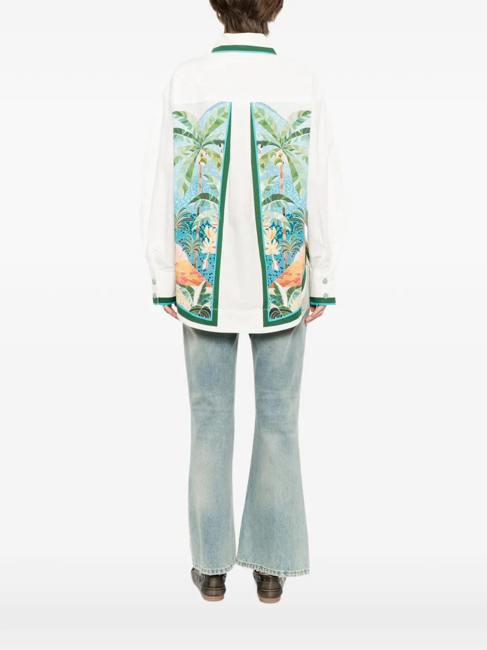 FARM Rio Mosaic blouse Wit