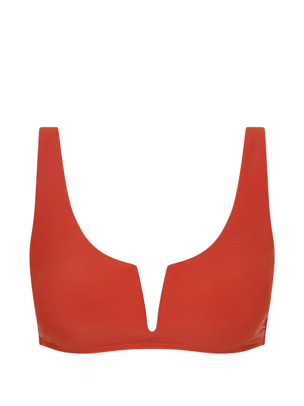 BONDI BORN Top bikini Verona con scollo a V - Rosso