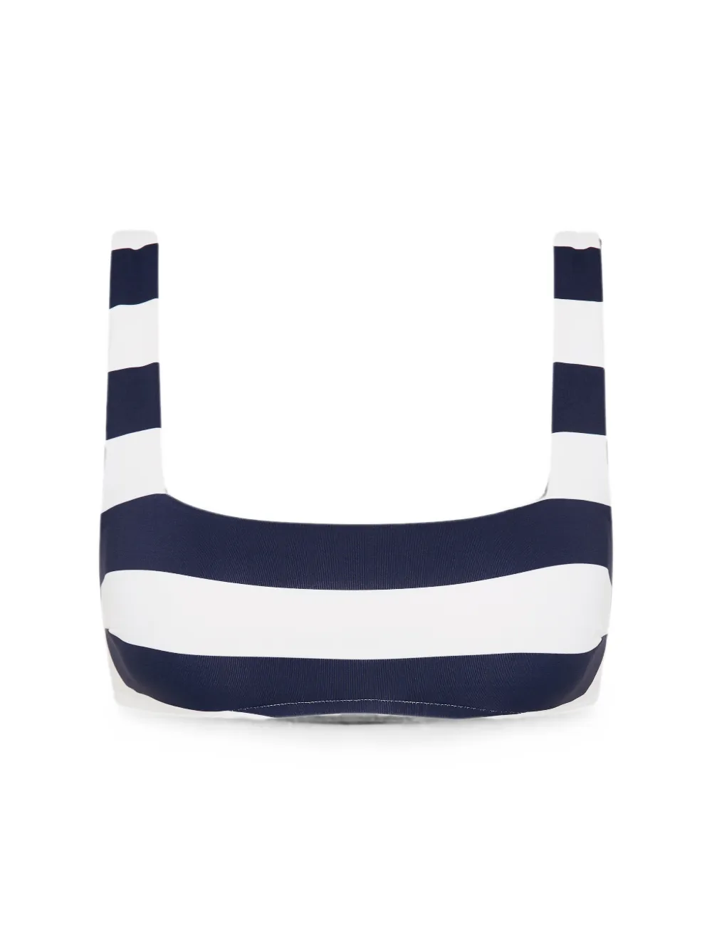 BONDI BORN Top bikini Aria a righe - Blu