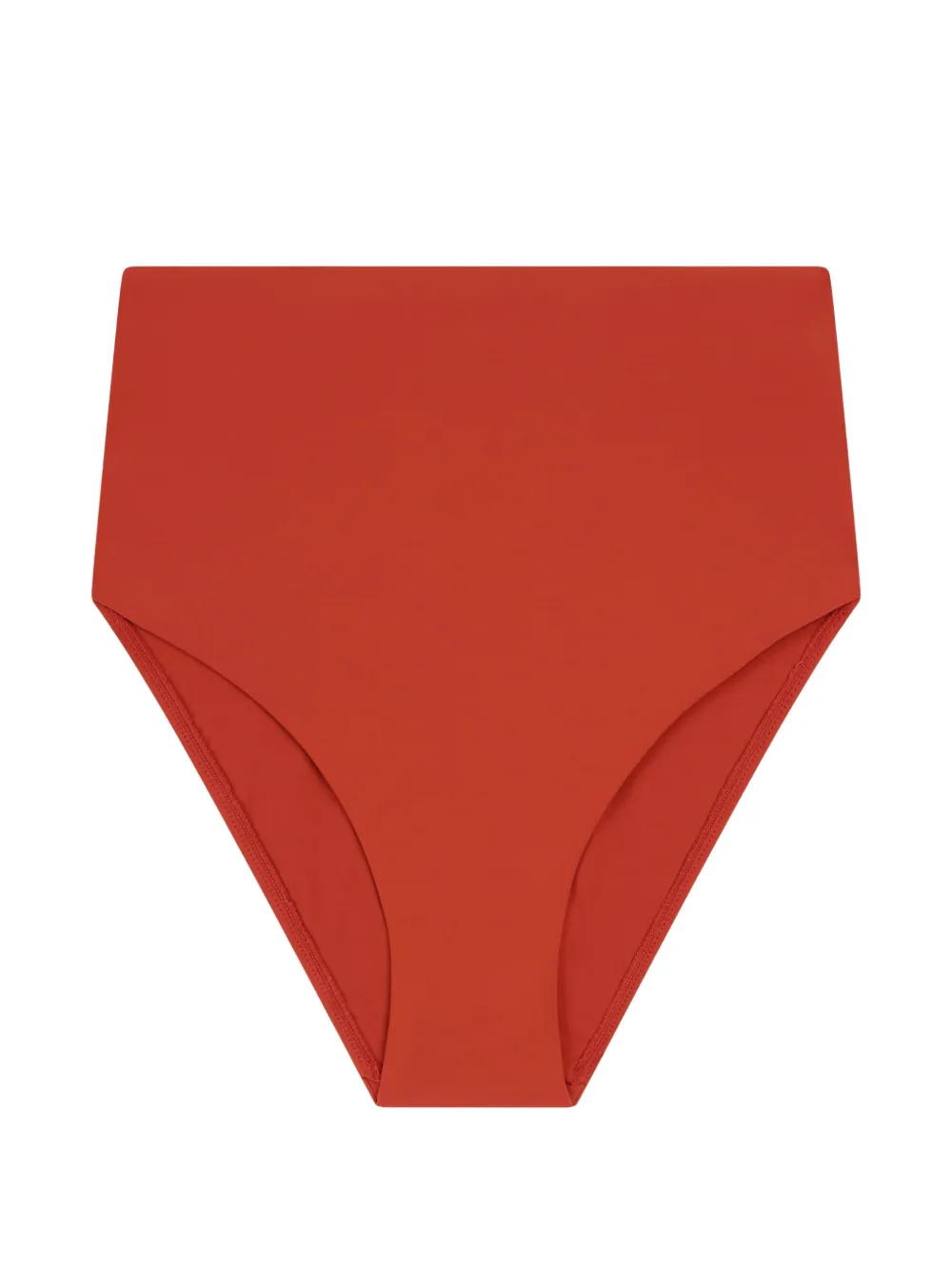 BONDI BORN Slip bikini Faith a vita alta - Rosso