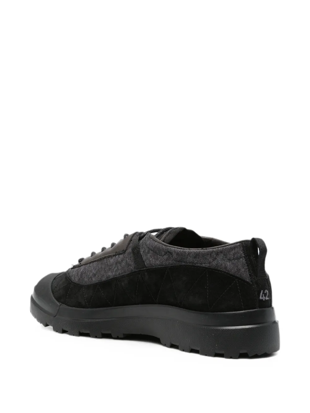 RANRA Vibram-sole panelled sneakers Zwart