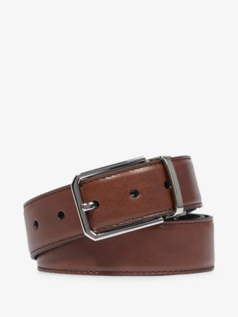 The Bridge reversible leather belt