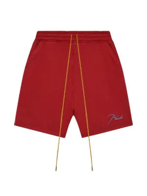 RHUDE logo-print Shorts | Red | FARFETCH