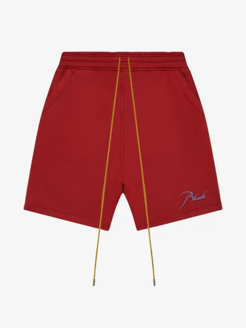 RHUDE Classique logo-print shorts
