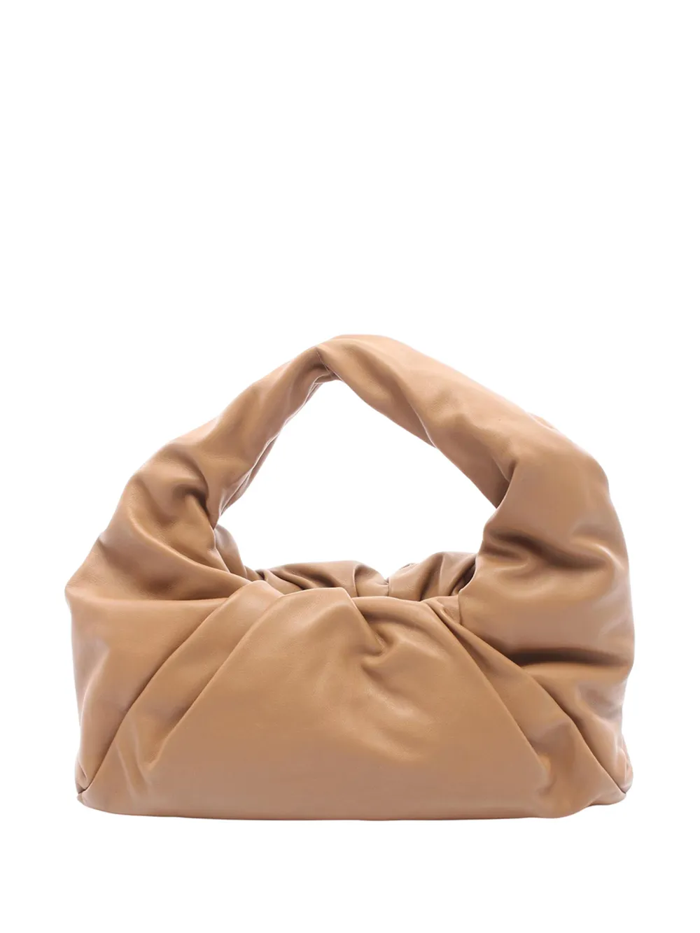 Bottega Veneta Pre-Owned Borsa a spalla The Pouch in pelle di vitello con catena 2012-2026 - Marrone