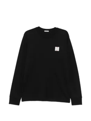 Stone Island ロゴ ロングTシャツ | ブラック | FARFETCH JP