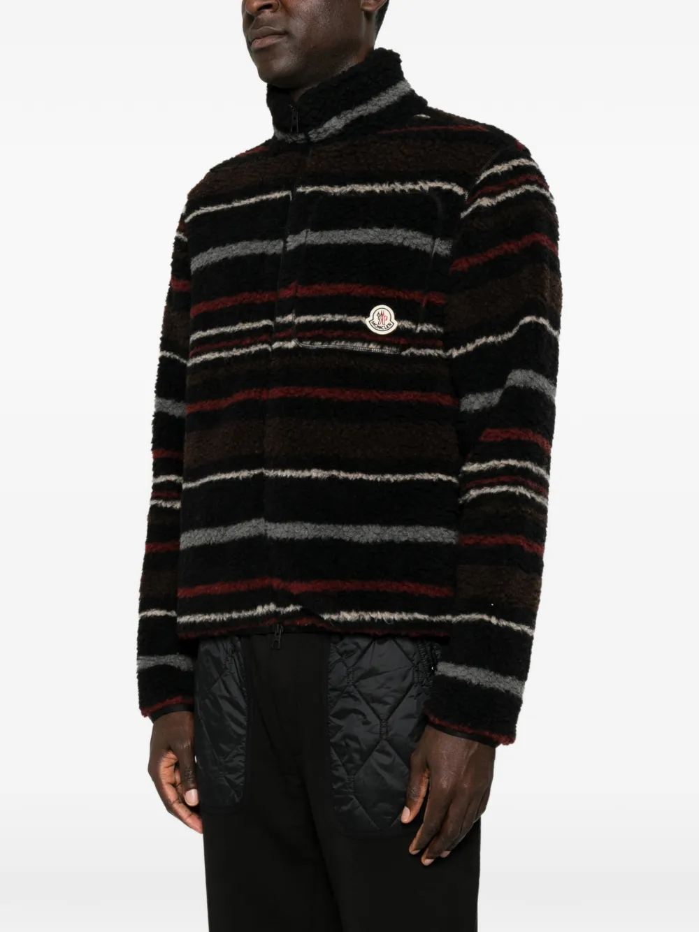 Moncler Vest met rits Zwart