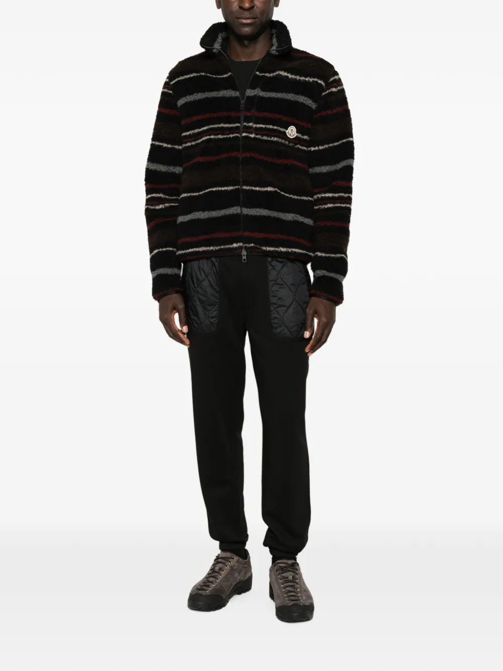 Moncler Vest met rits Zwart