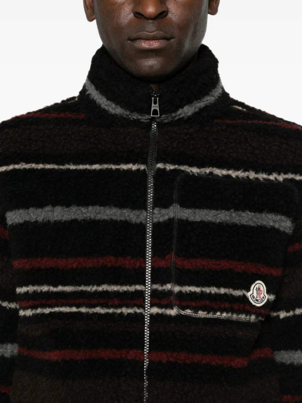 Moncler Vest met rits Zwart