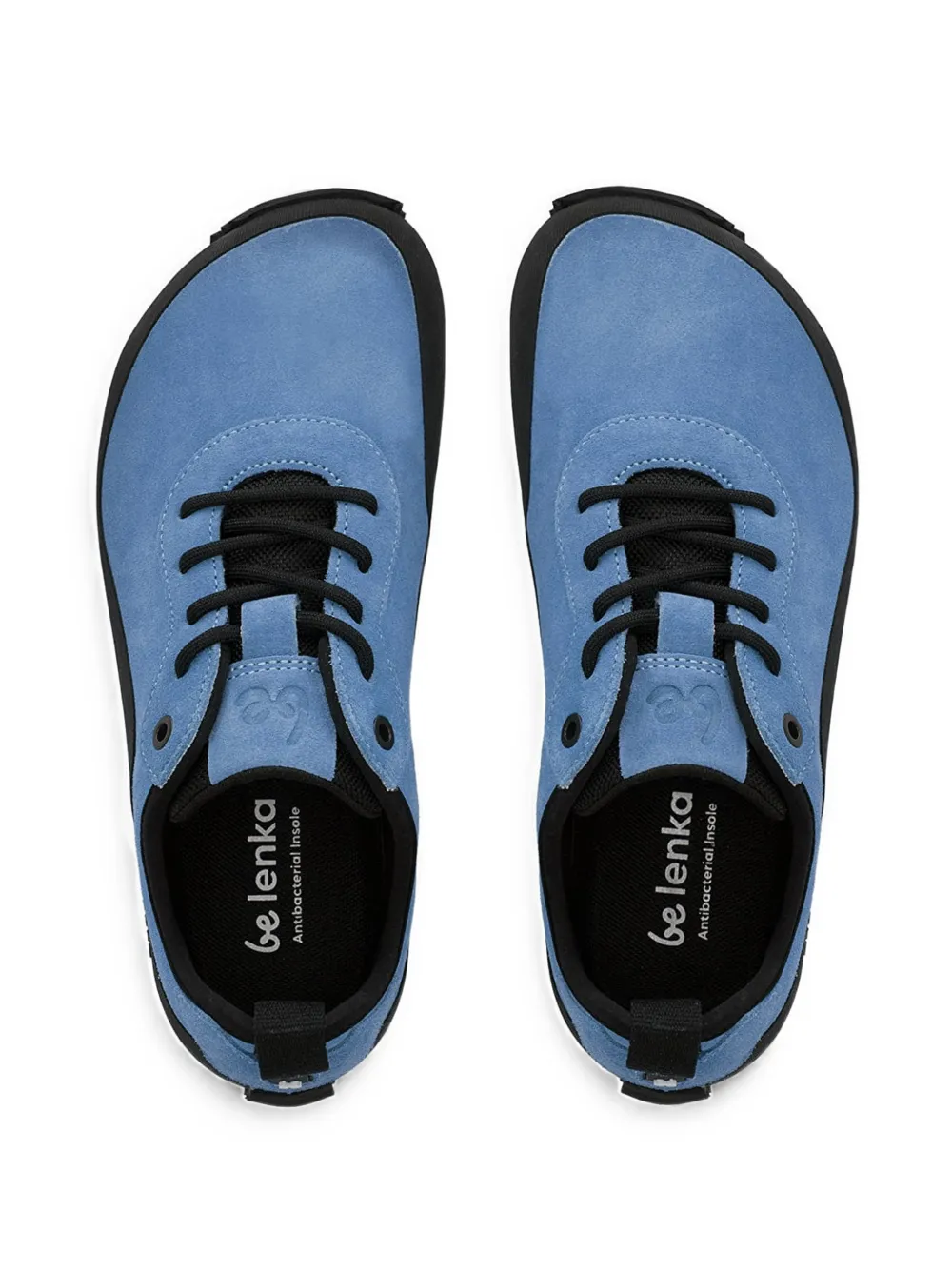Be Lenka Trailwalker 3.0 suede-finish lace-up sneakers Blauw
