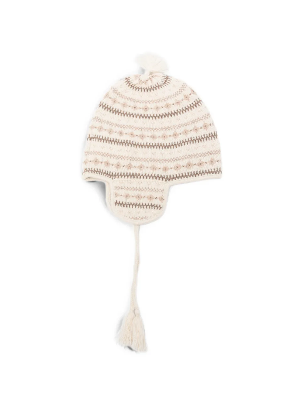 Bonpoint Muts met patroon Beige