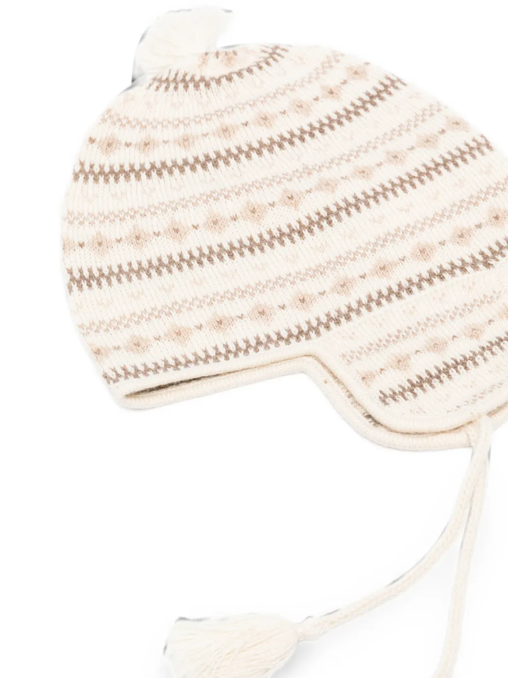 Bonpoint Muts met patroon Beige