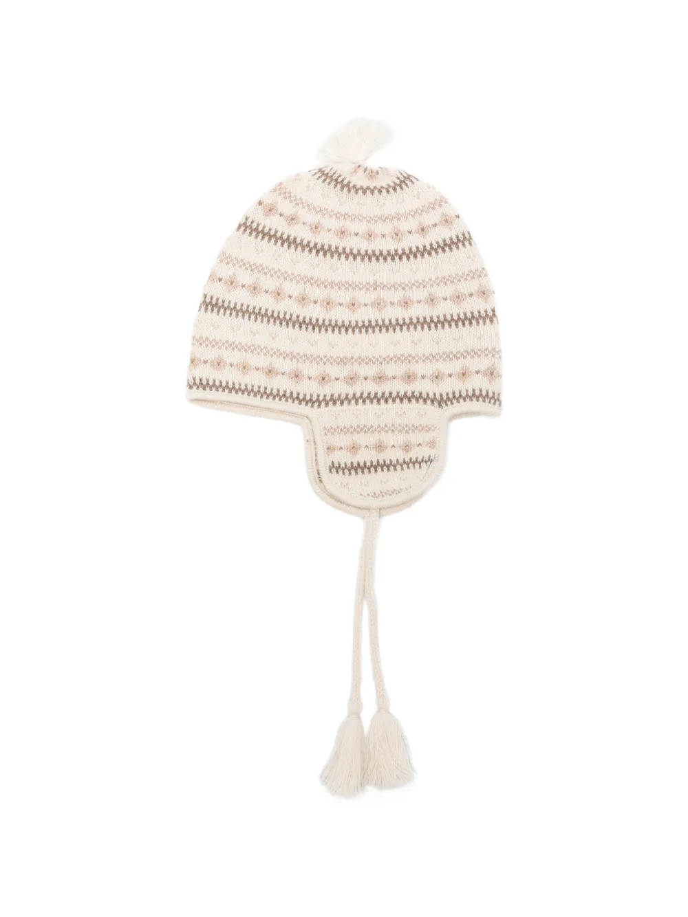 Bonpoint patterned beanie hat - Toni neutri