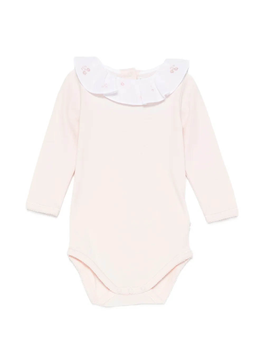 Bonpoint embroidered-collar body - Rosa