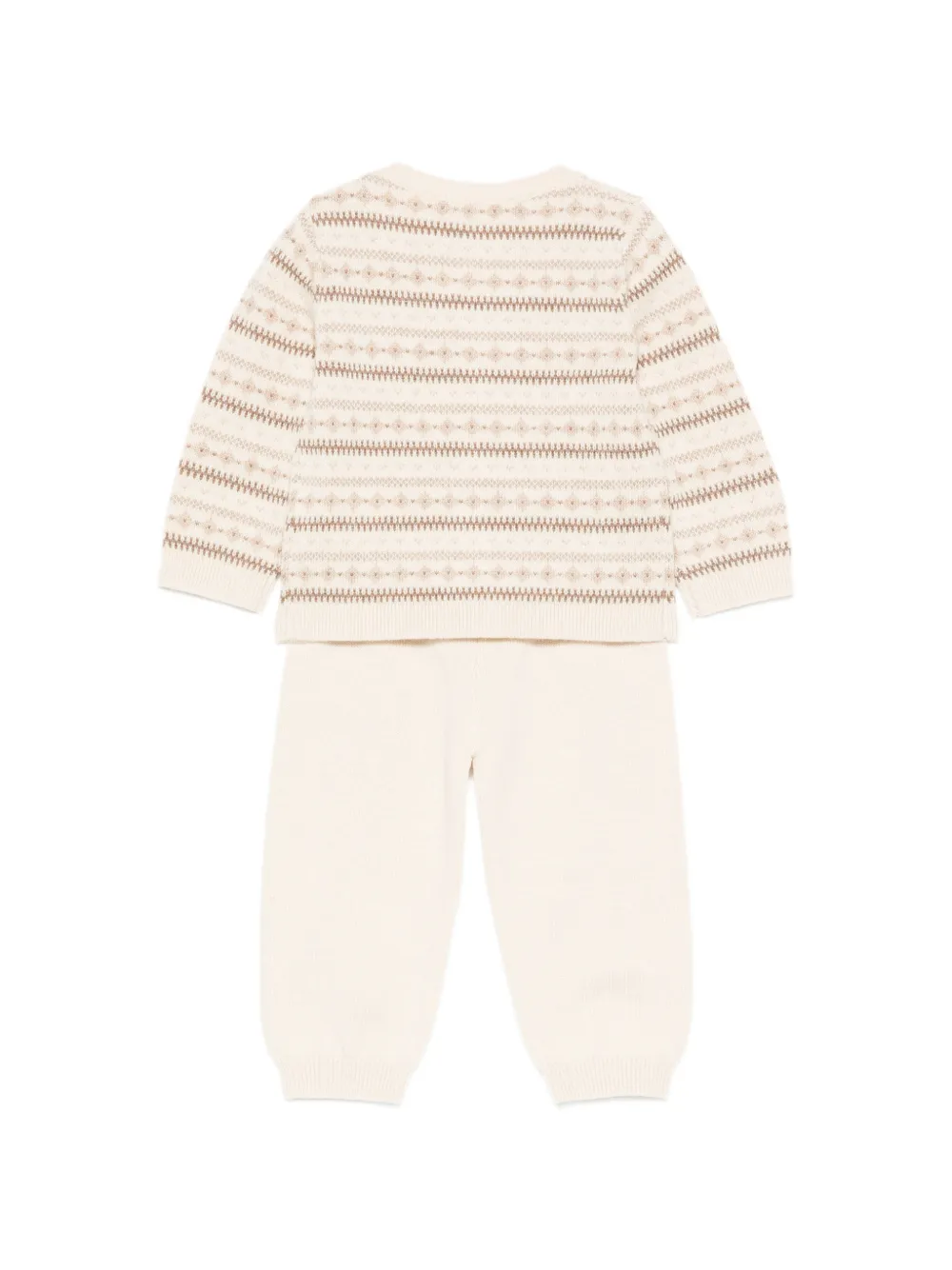 Bonpoint Broek met knopen Beige