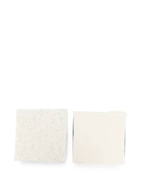 Bonpoint graphic-print bibs set (set of two)