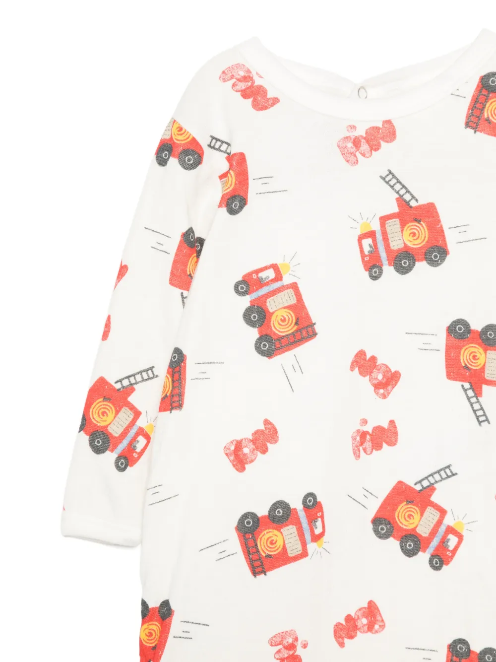 Petit Bateau Pyjama met print Wit