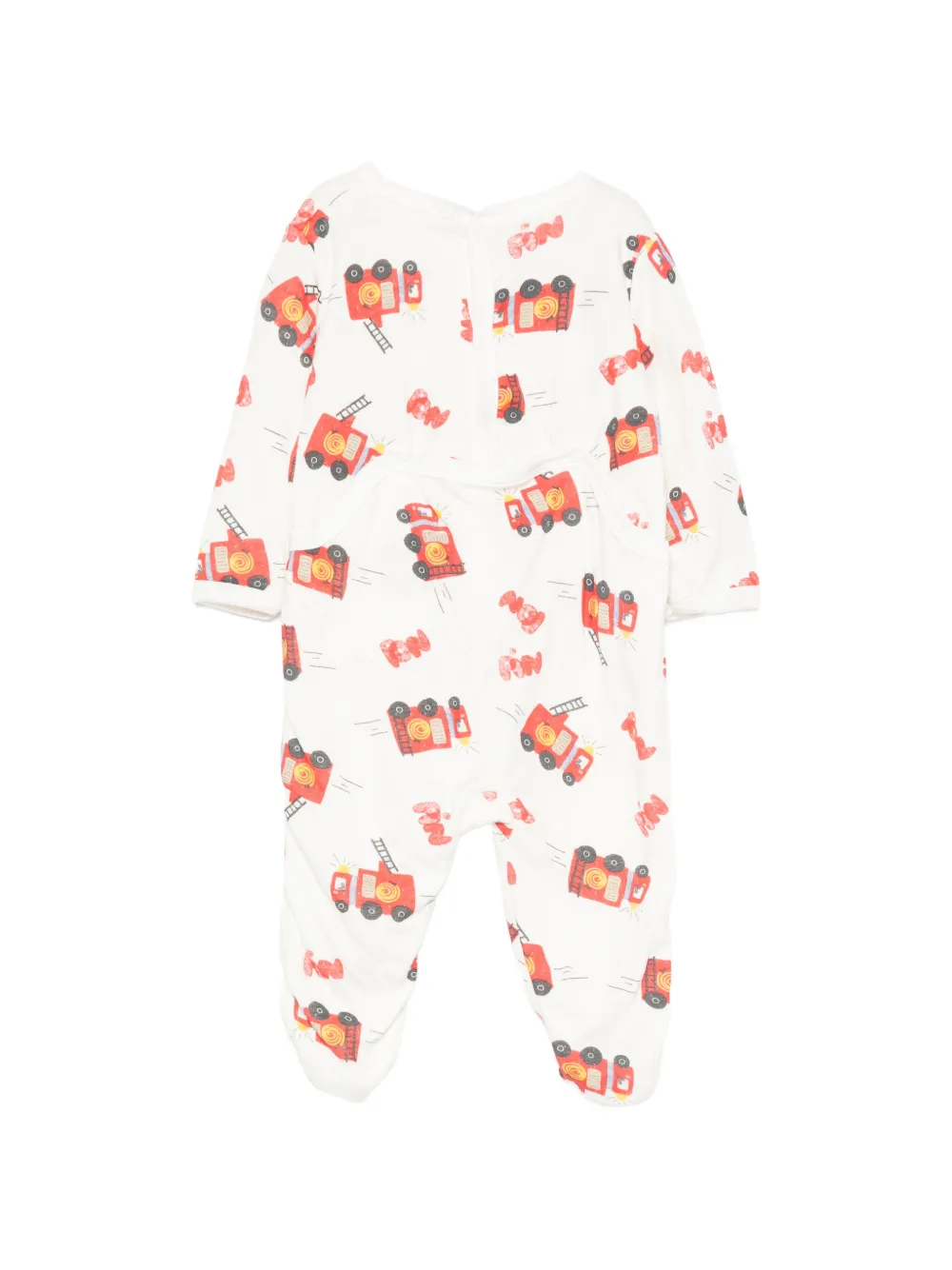 Petit Bateau Pyjama met print Wit