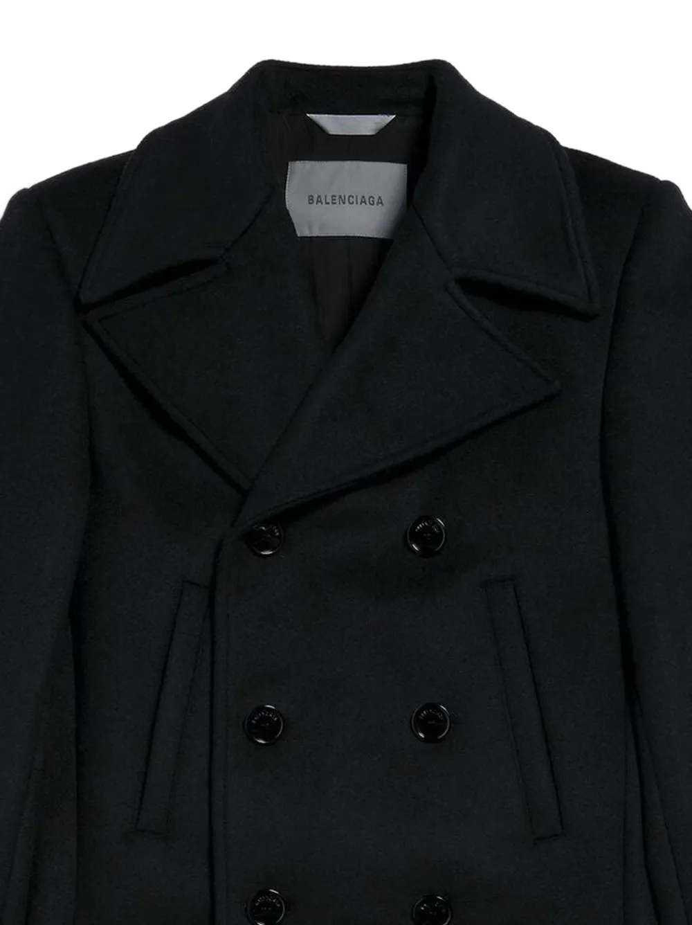 Balenciaga Lange jas Zwart