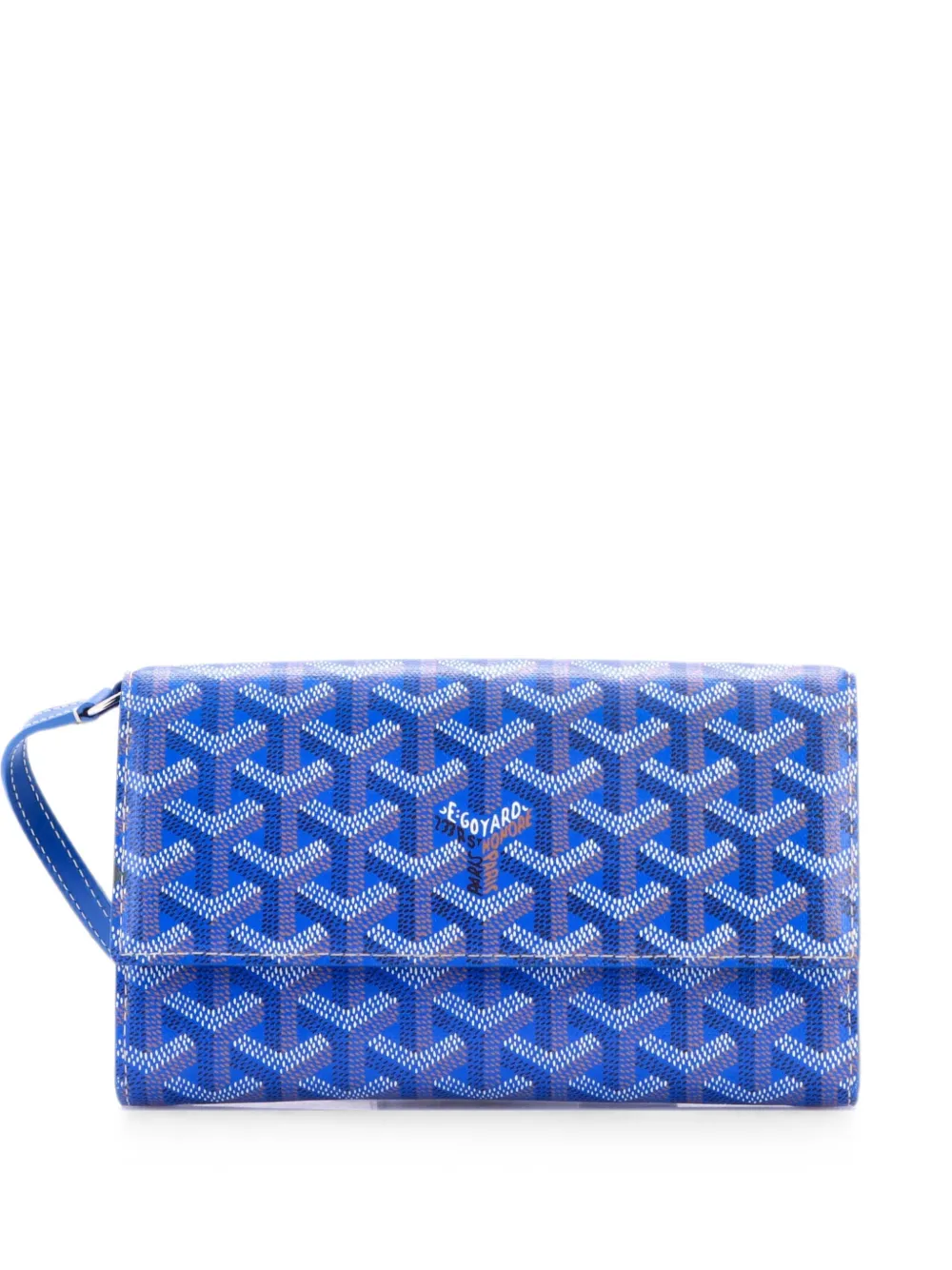 Goyard Pre-Owned Portafoglio continental Varenne in tela cerata - Blu