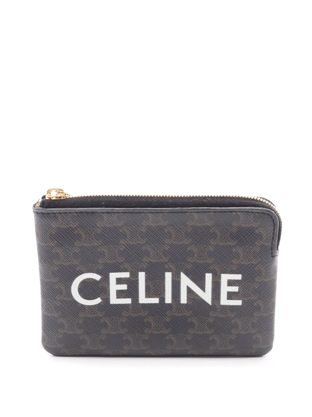 Celine Pre-Owned Portamonete Triomphe 2000-2026 - Nero