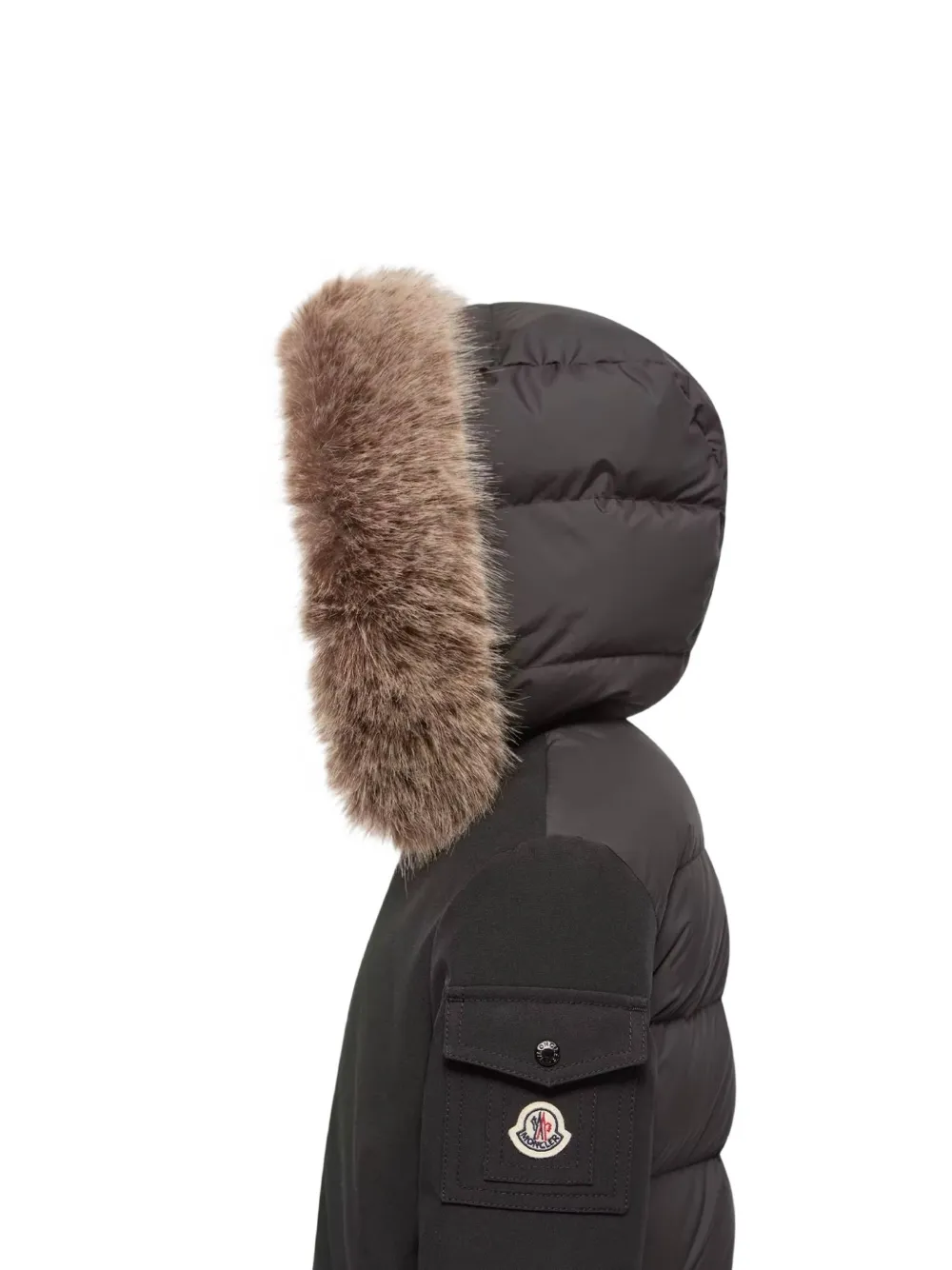 Moncler Enfant Martlu donsjack Zwart