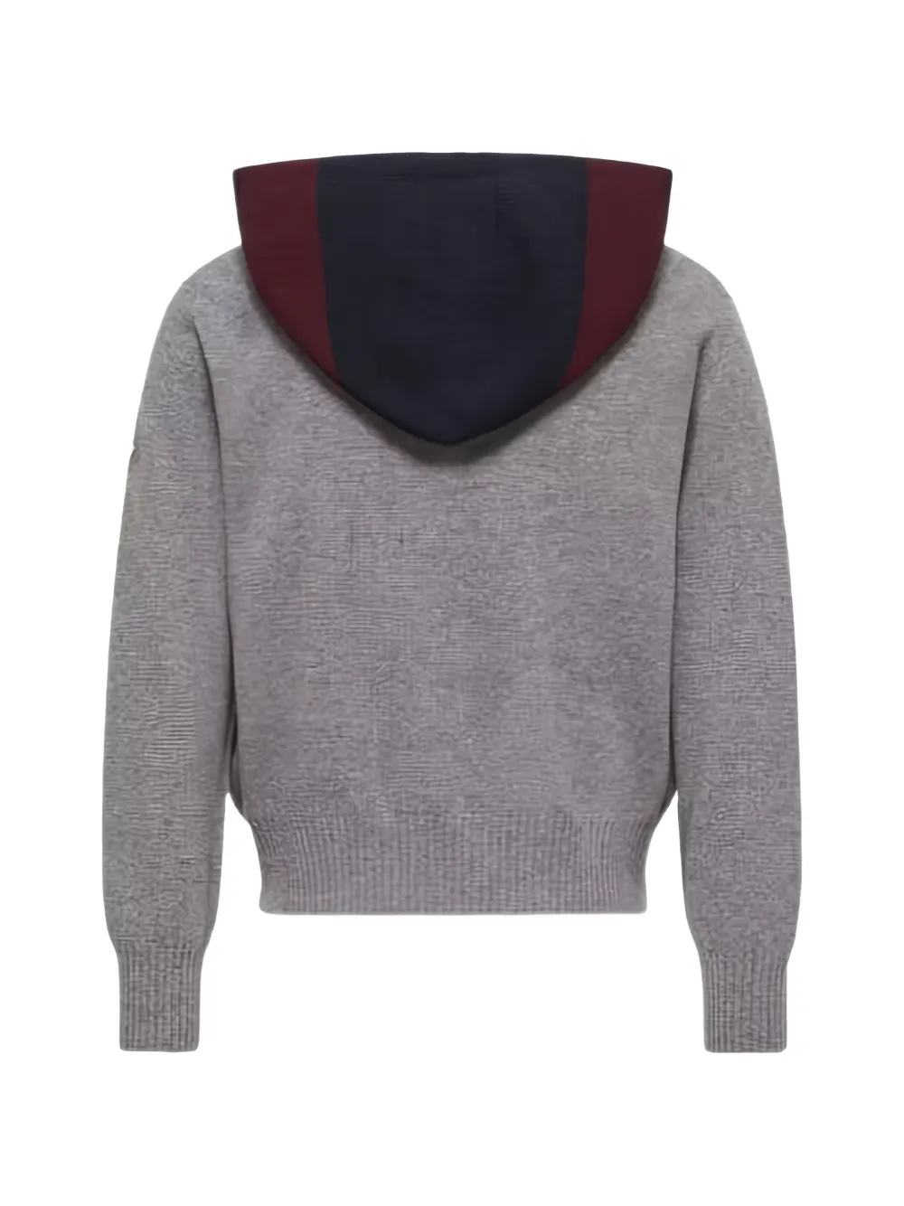 Moncler Enfant Gestreepte hoodie met rits Grijs