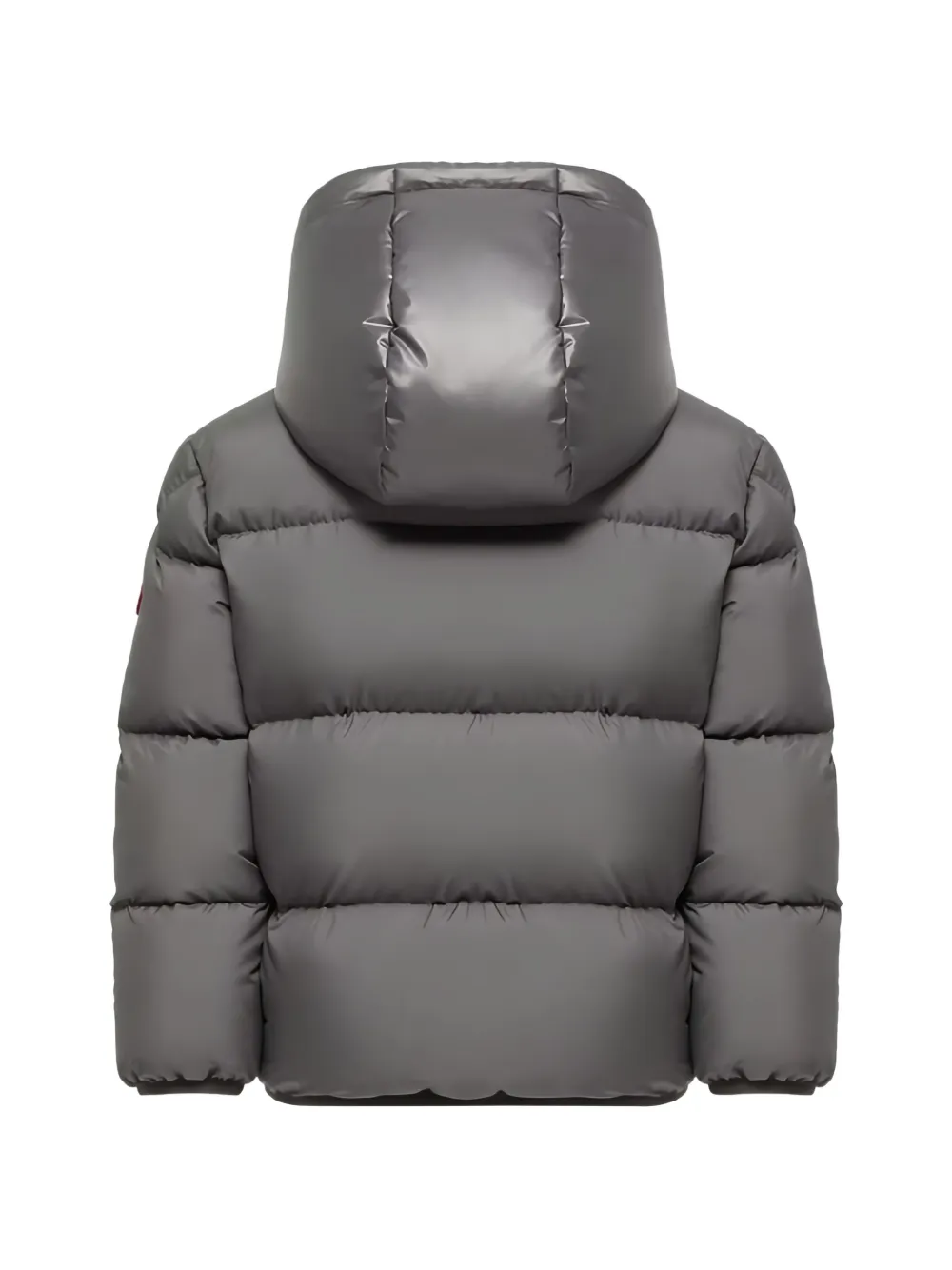 Moncler Enfant Barin gewatteerd jack met capuchon Grijs
