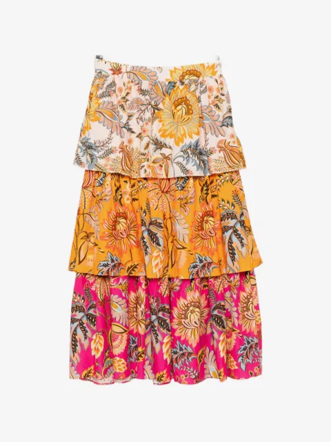 FARM Rio Ligia midi skirt