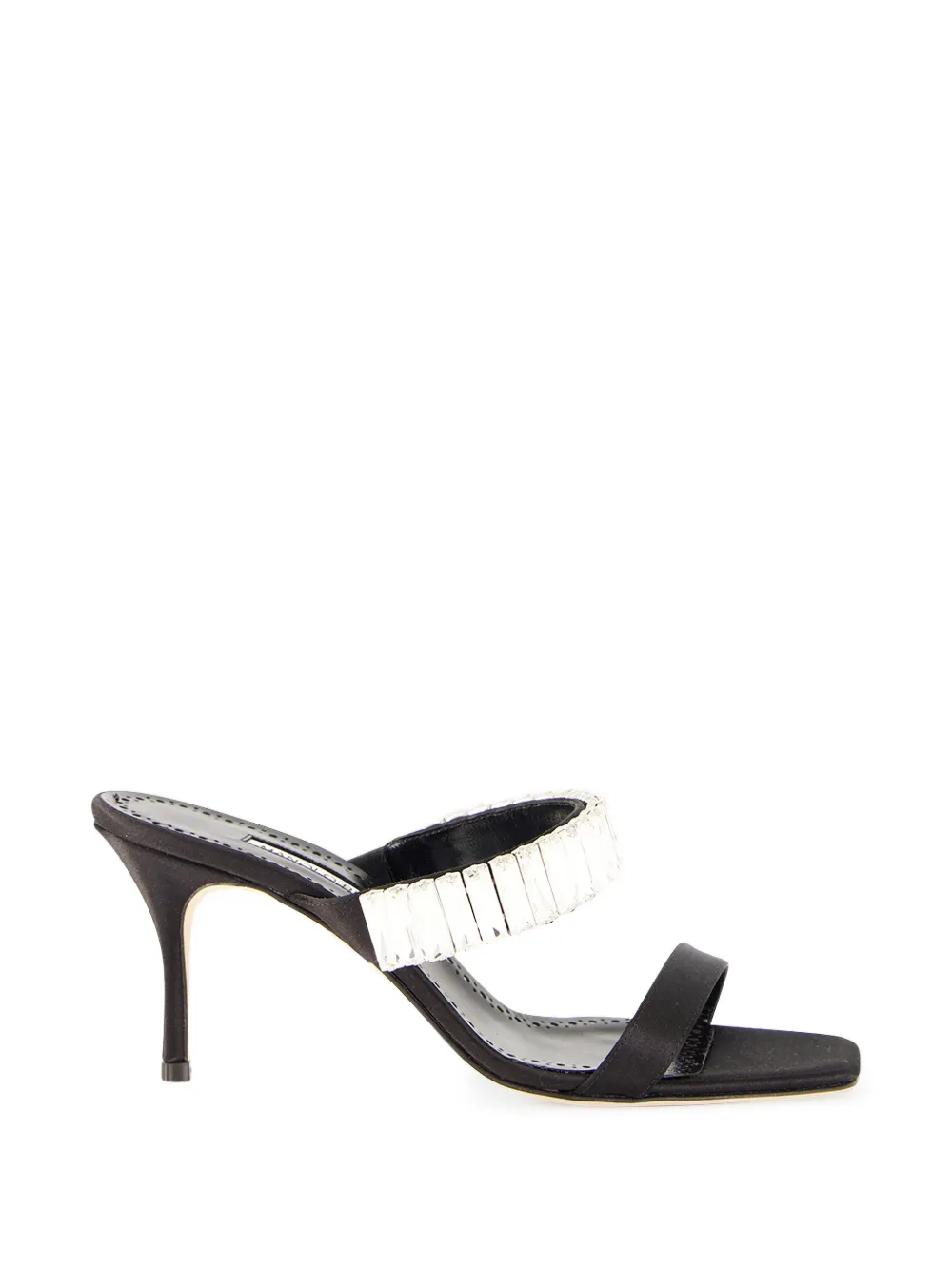 Manolo Blahnik Sakobay sandalen verfraaid met kristallen Zwart