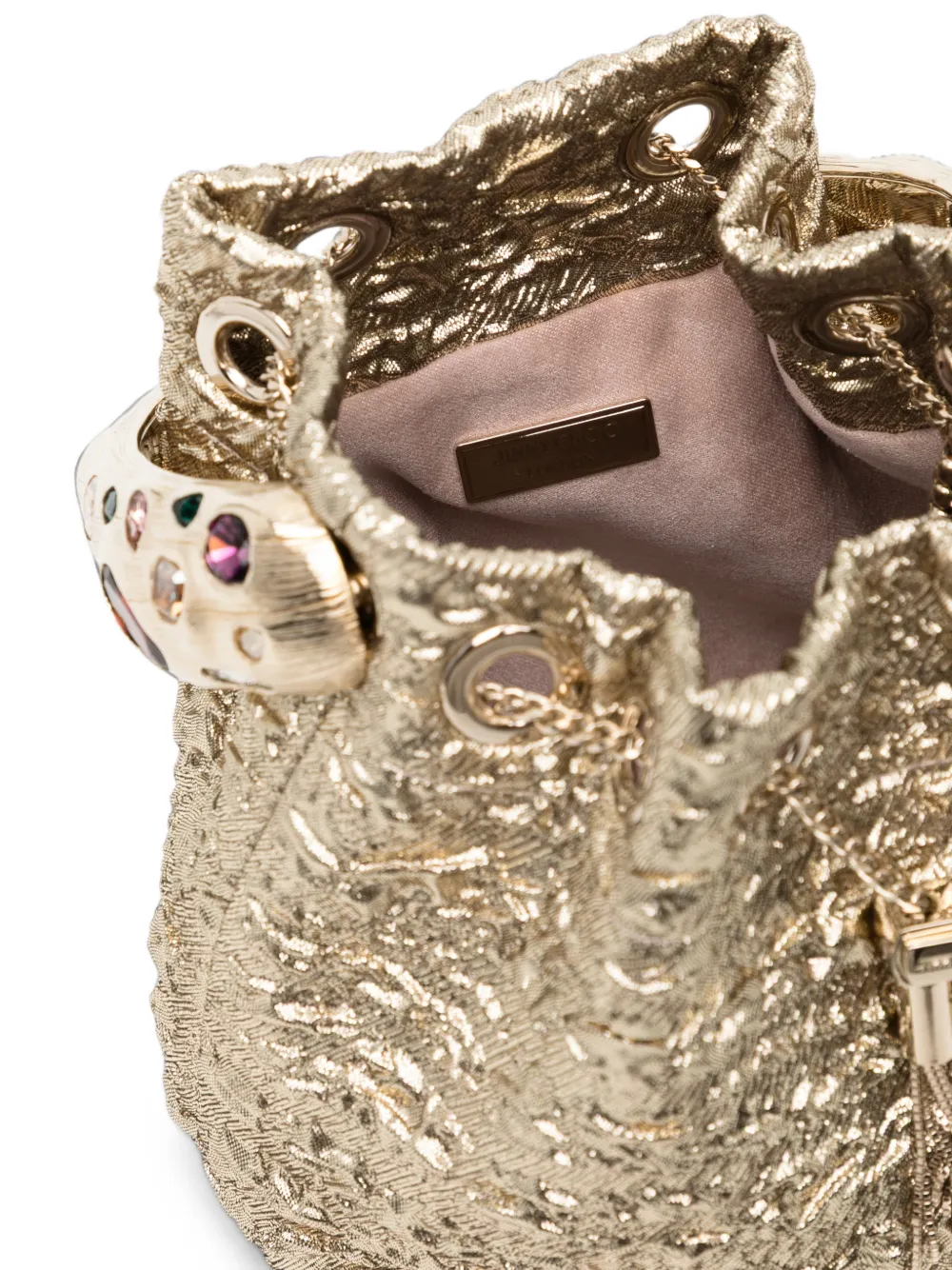 Jimmy Choo Bon bucket-tas Goud