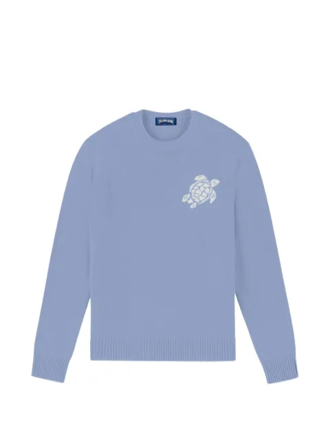 Vilebrequin Payol turtle-embroidered crew-neck sweater