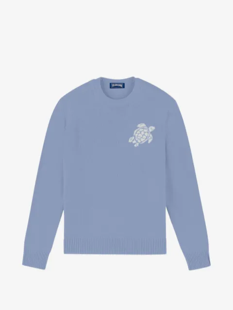 Vilebrequin Payol turtle-embroidered crew-neck sweater