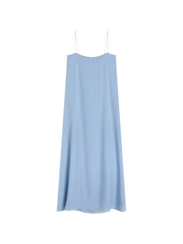 Bondi Born Capri Silk Maxi Dress in Blue