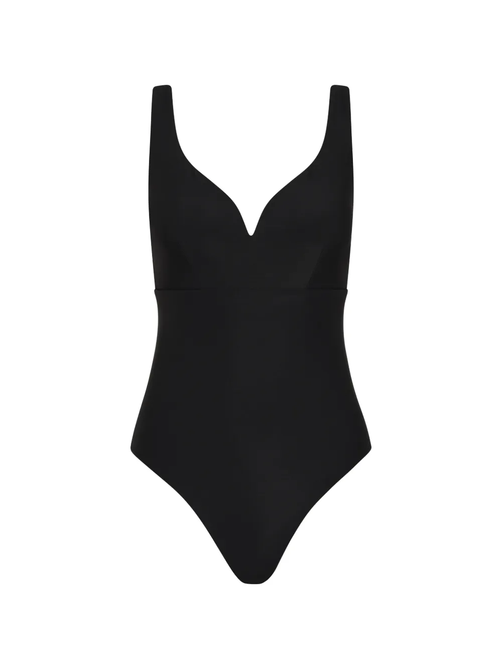 BONDI BORN Costume intero Vera con scollo a V - Nero