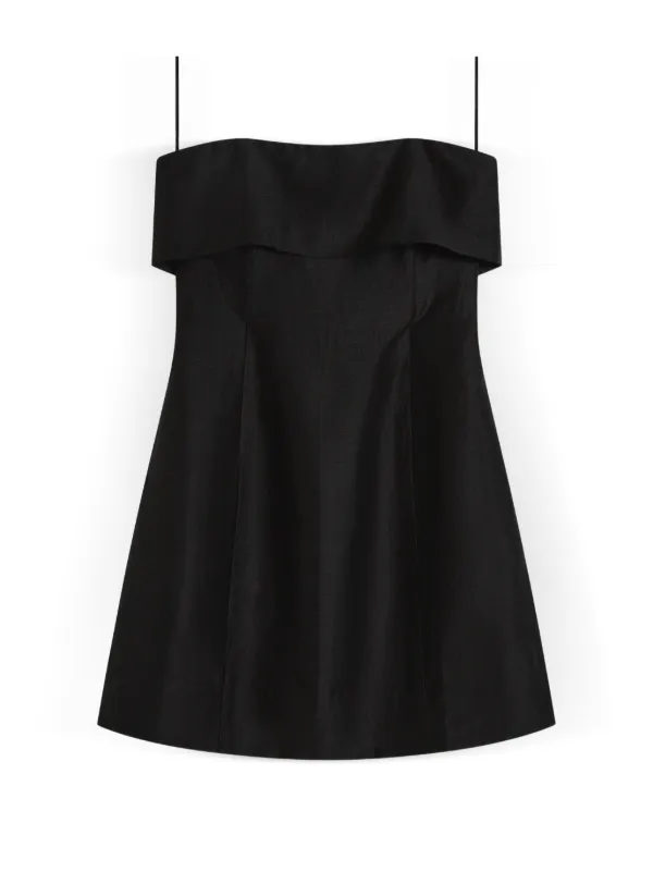 Bondi Born Bormio Bandeau Mini Dress in Black