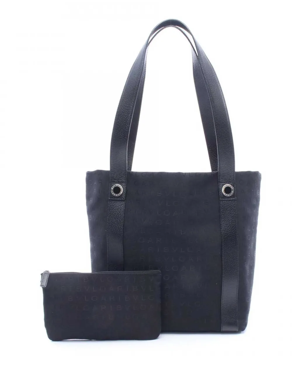 Bvlgari Pre-Owned Borsa tote Logomania in tela 2010-2026 - Nero