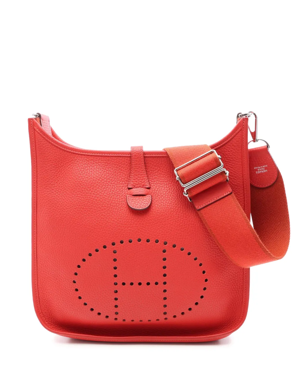 Hermès Pre-Owned Borsa a spalla Evelyne III PM in pelle Clemence 2014 - Rosso