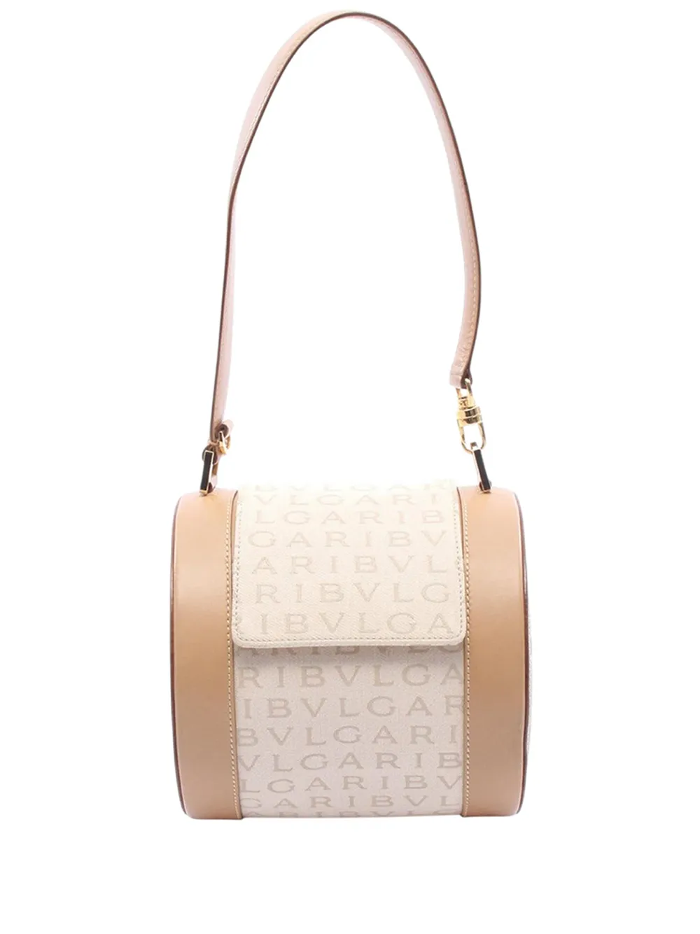 Bvlgari Pre-Owned 2010-2026 Canva B.zero1 Logomania Handtasche - Nude