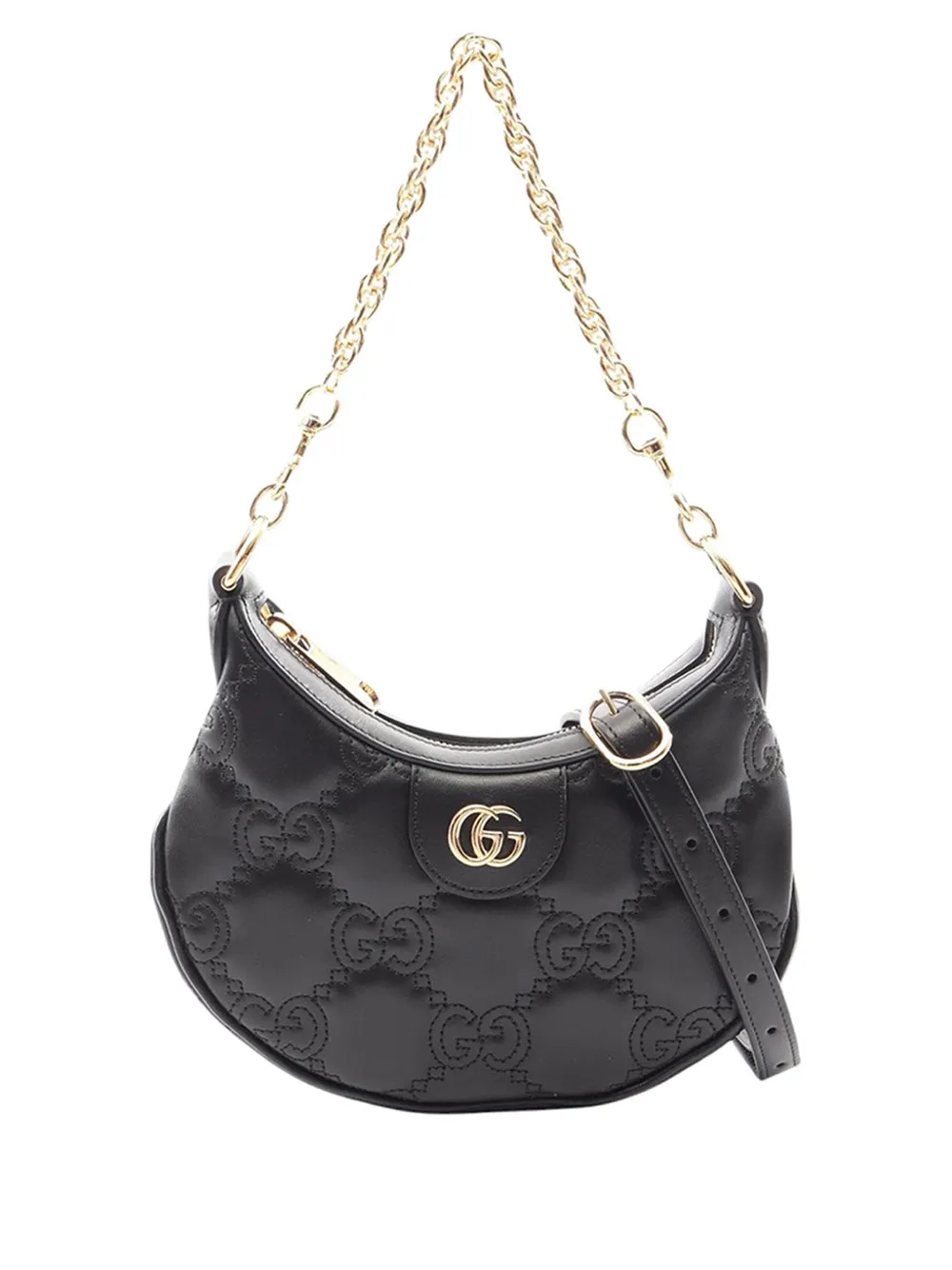 Gucci Pre-Owned Borsa tote GG Marmont mini in pelle di vitello matelassé 2000-2015 - Nero