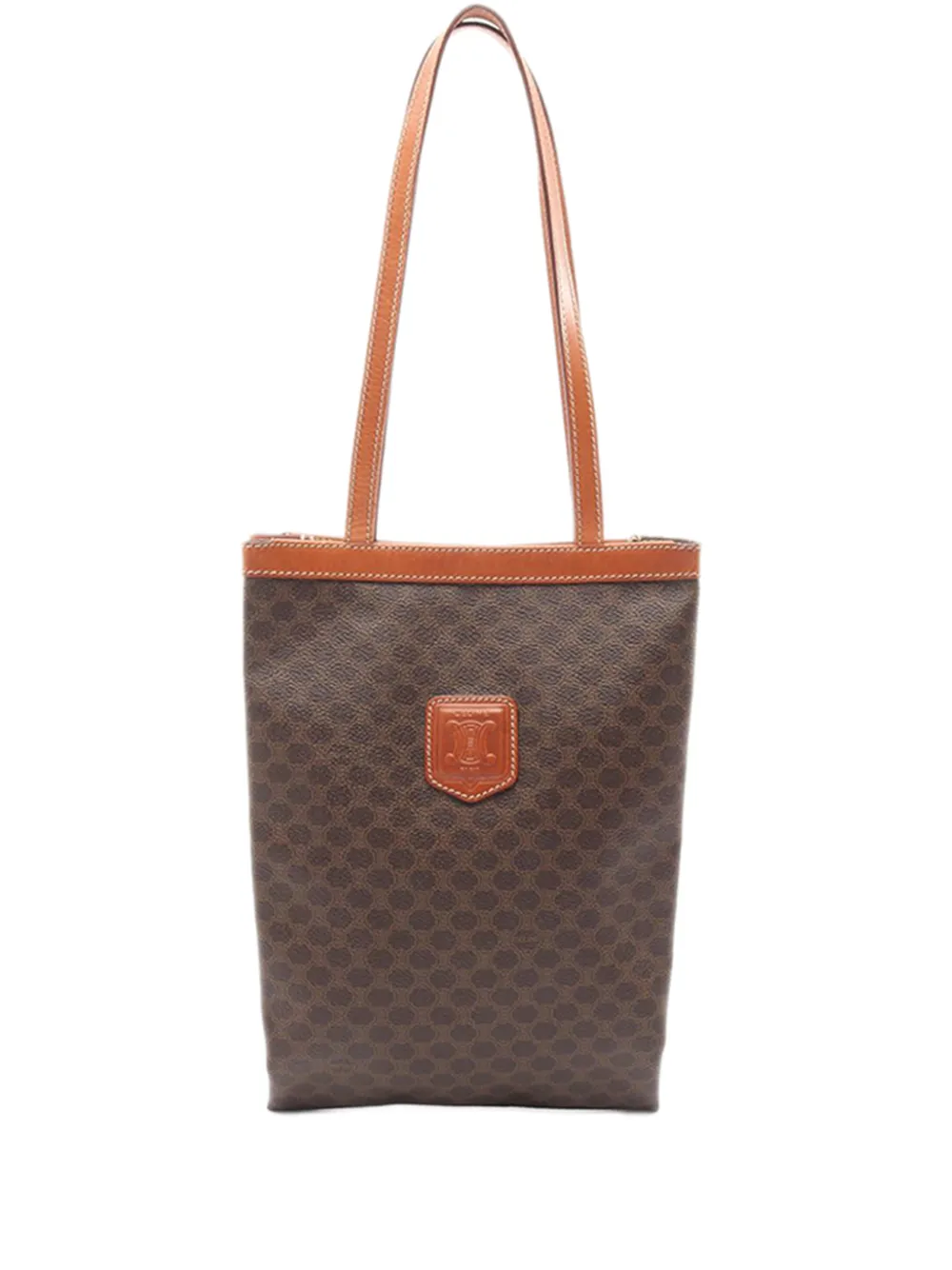 Celine Pre-Owned Borsa da viaggio Macadam in tela cerata XX secolo - Marrone