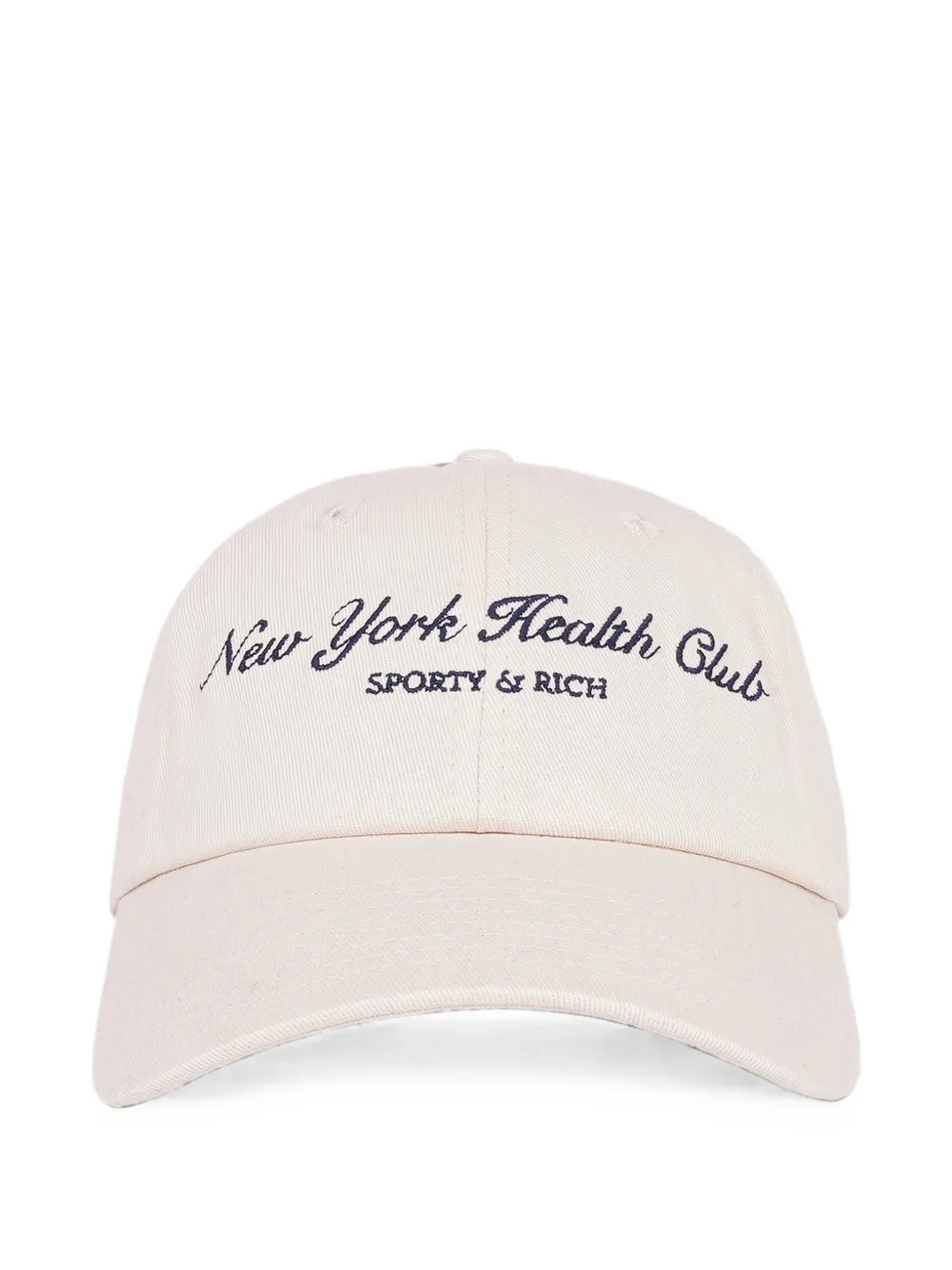 Sporty & Rich embroidered logo baseball cap - Toni neutri