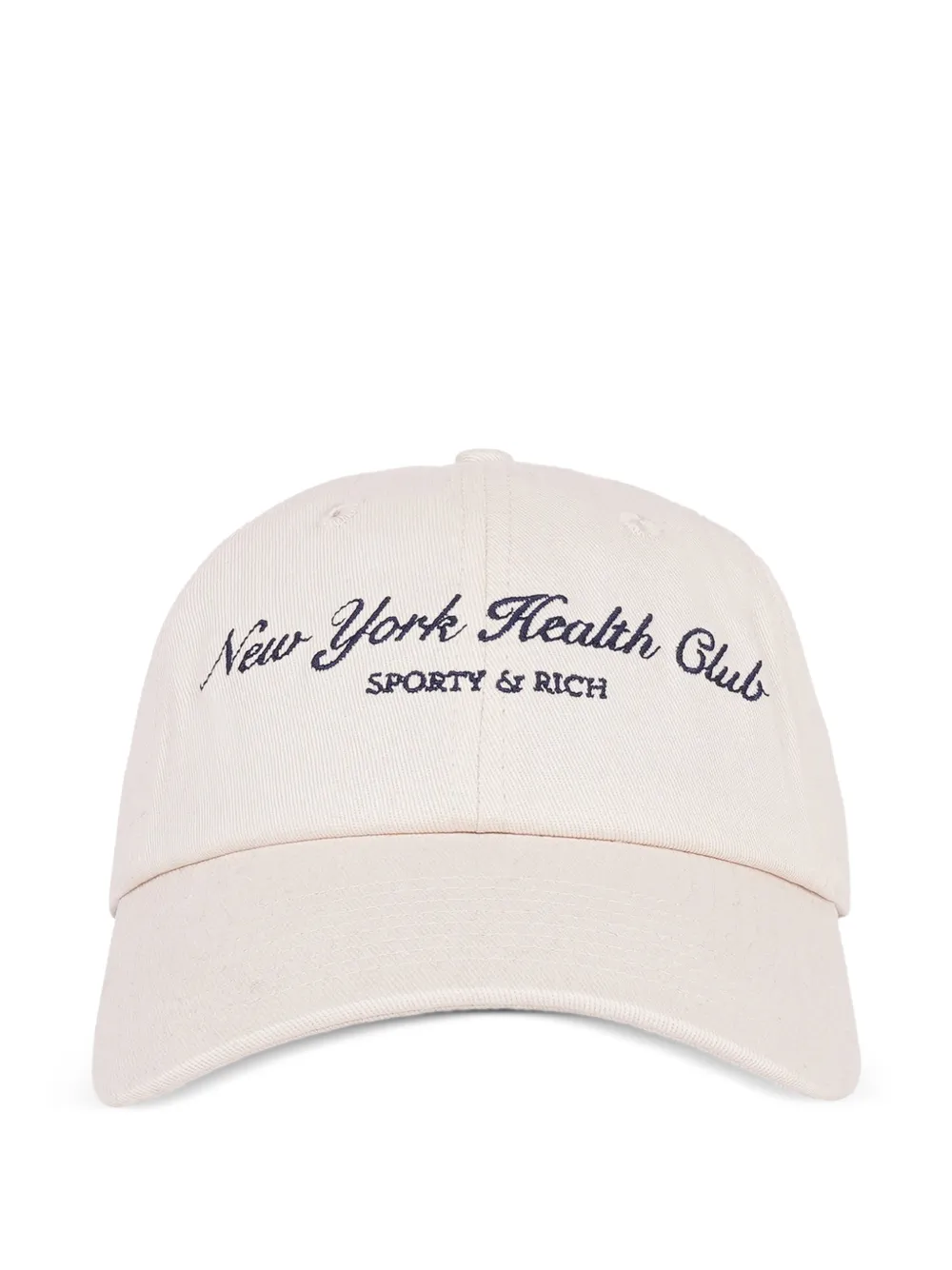 Sporty & Rich embroidered logo baseball cap - Toni neutri