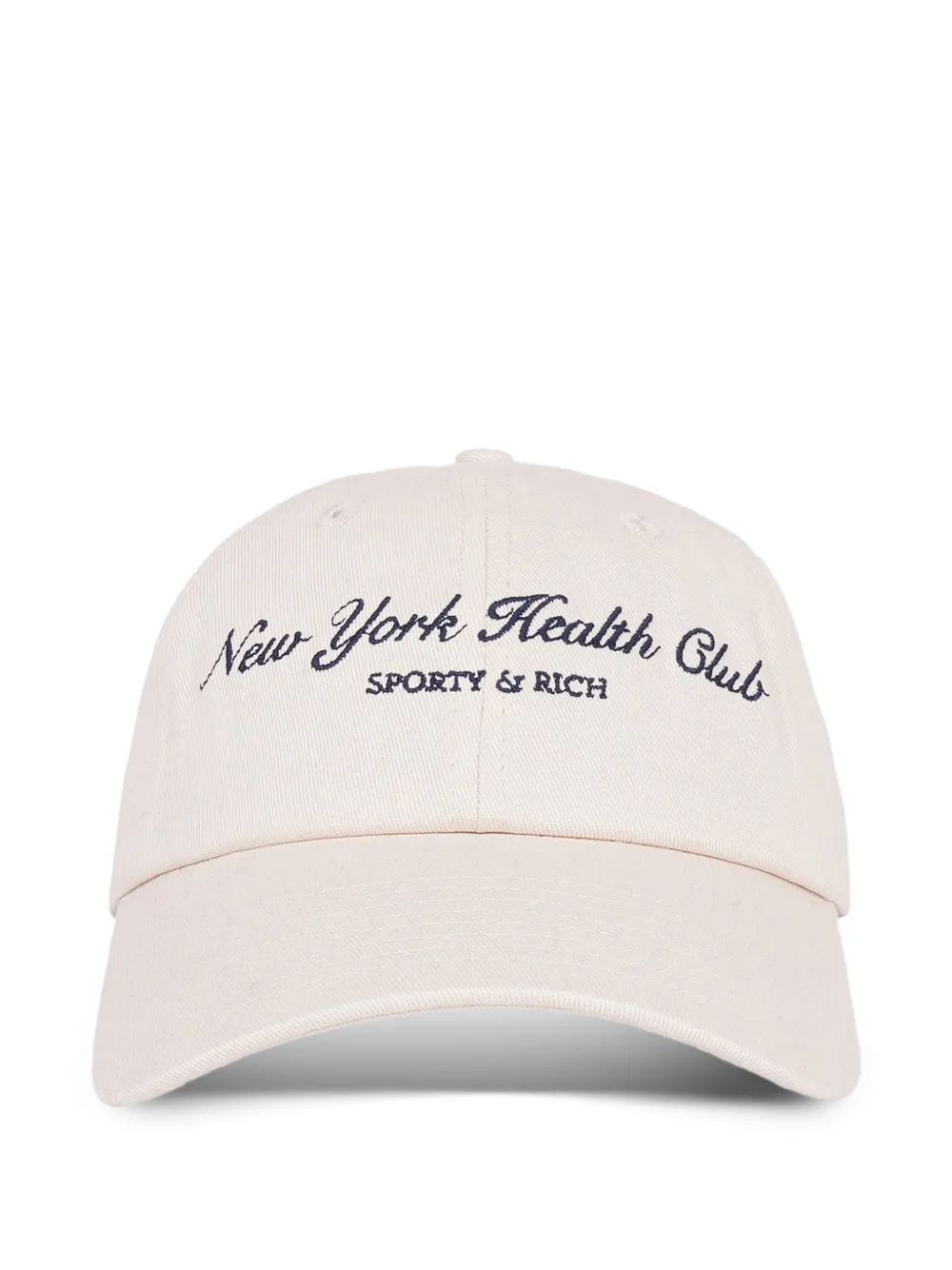 Sporty & Rich embroidered logo baseball cap - Toni neutri